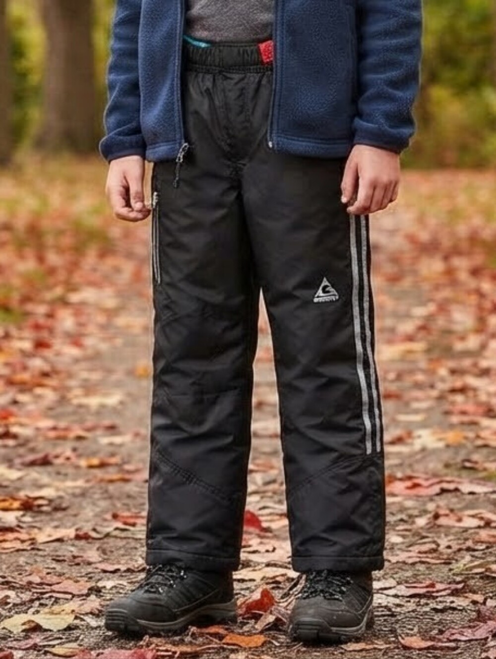 Gerry Weber Kids Black Joggers with Silver Accents